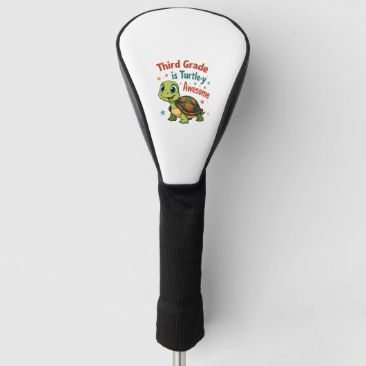 Dritte Klasse Schildkröten-y Phantastisch 3. Klass Golf Headcover (Vorderseite)