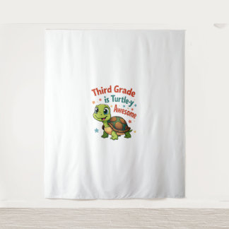 Dritte Klasse Schildkröten-y Phantastisch 3. Klass Wandteppich