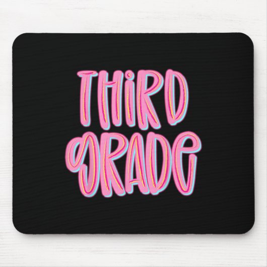 Dritte Klasse Team 3. Klasse Lehrer Schüler Zurück Mousepad (Vorne)