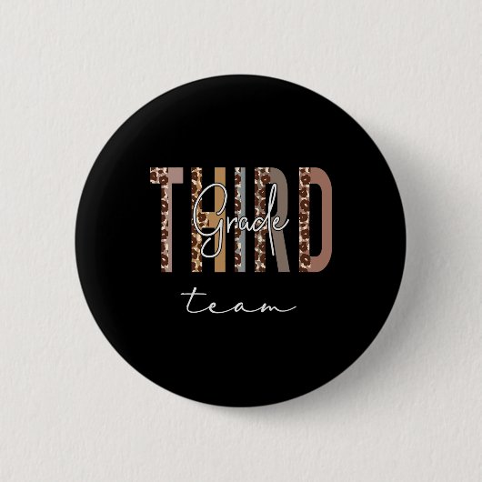 Dritte-Klasse-Team Hallo Byck Zur Schule Würdigung Button (Vorderseite)