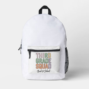 Dritte-Klasse-Team Lehrer Kinder 3. Klasse  Bedruckter Rucksack