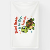 Dritte Klasse Turtle-y Awesome 3. Klasse Zurück zu Banner (Vertikal)