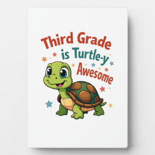 Dritte Klasse Turtle-y Awesome 3. Klasse Zurück zu Fotoplatte