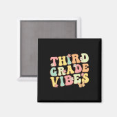 Dritte Klasse Vibes Hallo Team 3. Klasse Lehrer Ki Magnet (Vorderseite/Rückseite)