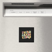 Dritte Klasse Vibes Hallo Team 3. Klasse Lehrer Ki Magnet (In Situ (Geschirrspüler))