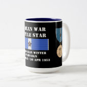 Dritte koreanische Winterkampagne Zweifarbige Tasse (VorderseiteRechts)