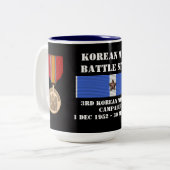 Dritte koreanische Winterkampagne Zweifarbige Tasse (Vorderseite Links)