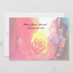 DRITTE MASK Maskerade Ball, goldgelb blau Ankündigung