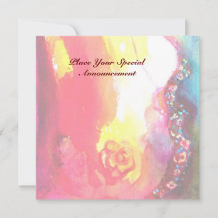 DRITTE MASK Maskerade Ball, goldgelb blau Ankündigung