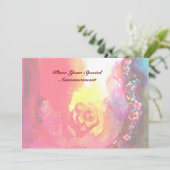 DRITTE MASK Maskerade Ball, goldgelb blau Ankündigung (Stehend Vorderseite)