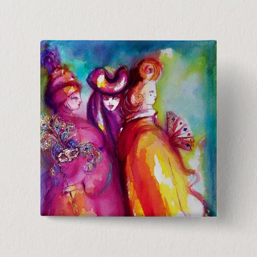 DRITTE MASKE - Detail 1 Button (Vorderseite)