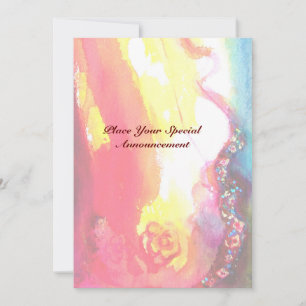 DRITTE MASKE ,Maskenball ,gold rot gelb blau Ankündigung