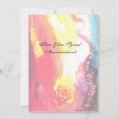 DRITTE MASKE, Party, goldgelb, blau Ankündigung (Rückseite)