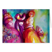 DRITTE MASKE / VENEZIANISCHE MASQUERADE (Vorderseite (Horizontal))