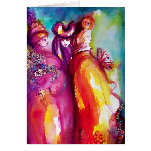 DRITTE MASKE / VENEZIANISCHE MASQUERADE (Vorne)