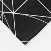 Dritte Mass-/Kristalltempel-heilige Geometrie Fleecedecke (Ecke)