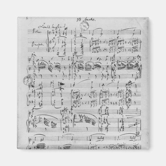 Dritte Sonate für Klavier und Geige Magnet (Vorne)