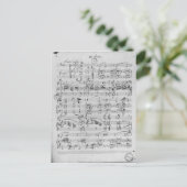 Dritte Sonate für Klavier und Geige Postkarte (Stehend Vorderseite)