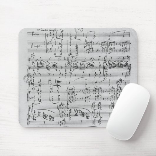 Dritte Sonate für Klavier und Violine Mousepad (Mit Mouse)