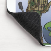 Dritte Sortierer am Krieg Mousepad (Ecke)