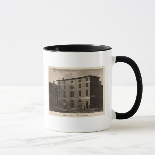 Dritte Straße in Philadelphia Tasse (Rechts)