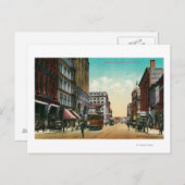 Dritte Straße in Portland, Oregon Postkarte (Vorne/Hinten)