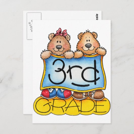 Dritte Stufe Postkarte (Vorne/Hinten)