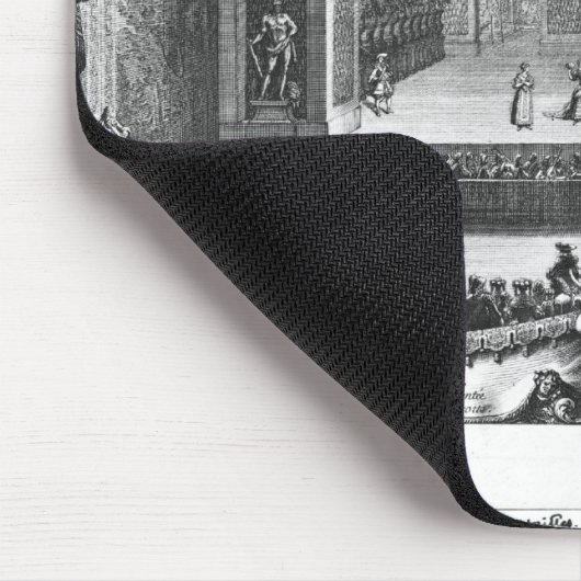 Dritte Tages'La Malade Imaginaire Mousepad (Ecke)