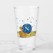 Drittel Bierglas Scudetto Neapel Glas (Vorderseite)