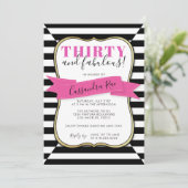 DRITTEL UND FABULOS | STÄRKTE EINLADUNG (Stehend Vorderseite)