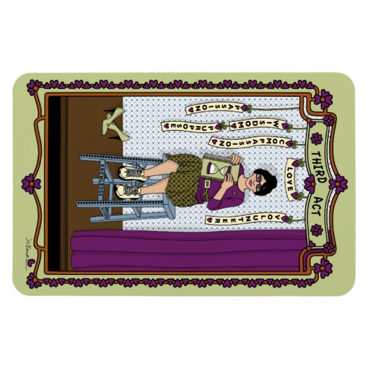 Dritter Akt_A_4x6-Kühlschrank Magnet (Horizontal)