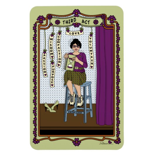 Dritter Akt_A_4x6-Kühlschrank Magnet (Vertikal)