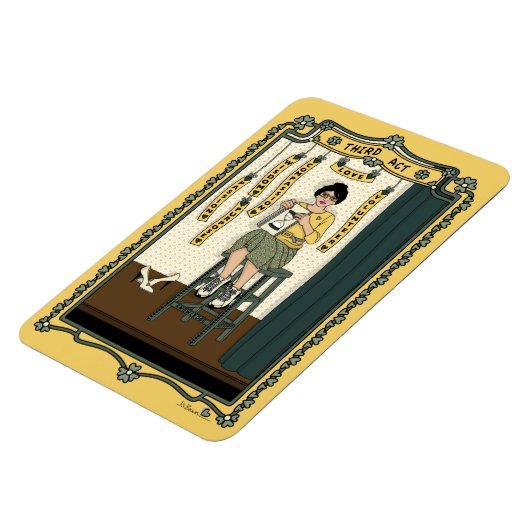 Dritter Akt_C_4x6-Kühlschrank Magnet (Linke Seite)