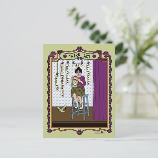 Dritter Akt Postkarte (Stehend Vorderseite)