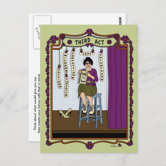 Dritter Akt Postkarte (Vorne/Hinten)