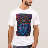 Dritter Augenaktivierungs-T - Shirt - Psychedelisc (Vorderseite)