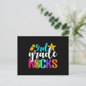 Dritter Felsen-Lehrer oder Student Postkarte (Stehend Vorderseite)