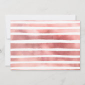 Dritter Geburtstag Silberballon | Rosa Foto Party Einladung (Rückseite)