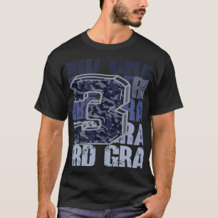 Dritter Grad gestapelte Leopard für Lehrer T-Shirt