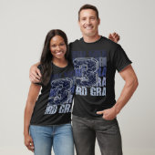 Dritter Grad gestapelte Leopard für Lehrer T-Shirt (Unisex)