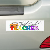 Dritter Grad-Lehrer Autoaufkleber (Auf Auto)