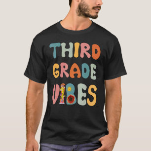 Dritter Grad Vibes Esl Lehrer Lehrerin Para T-Shirt