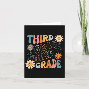 Dritter Grade Groovy Byck to School Team Teacher S Karte