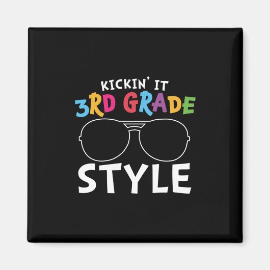 Dritter Klasse Lehrer Dritter Klasse Magnet (Vorne)
