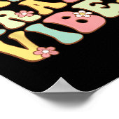 Dritter Klasse Vibes Hallo Team 3. Klasse Lehrer K Poster (Ecke)