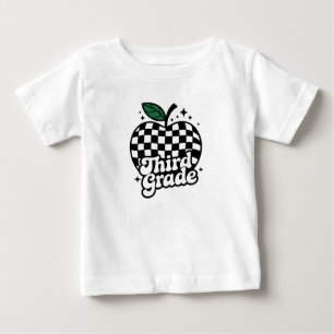 Dritter Lehrer der dritten Klasse zurück zur Schul Baby T-shirt