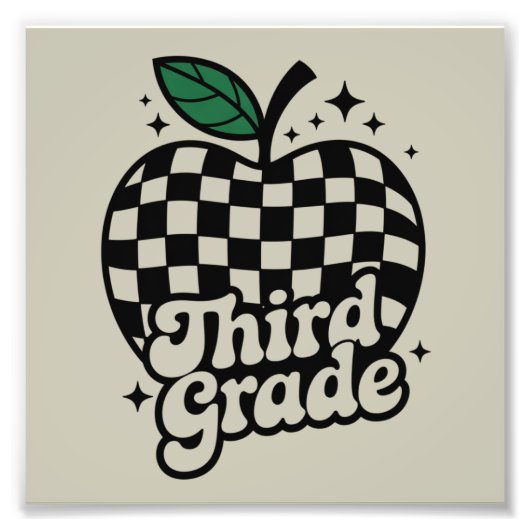 Dritter Lehrer der dritten Klasse zurück zur Schul Fotodruck (Vorne)