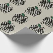 Dritter Lehrer der dritten Klasse zurück zur Schul Geschenkpapier (Ecke)