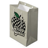 Dritter Lehrer der dritten Klasse zurück zur Schul Mittlere Geschenktüte (Vorderseite Schrägansicht)