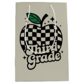 Dritter Lehrer der dritten Klasse zurück zur Schul Mittlere Geschenktüte (Vorderseite)